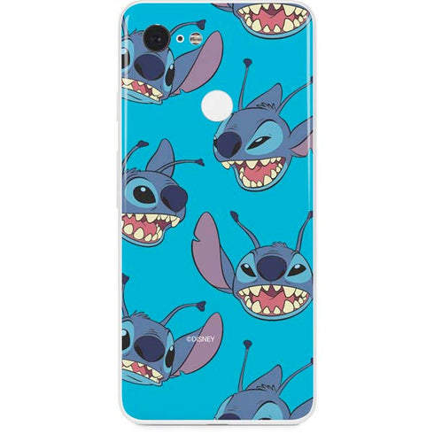 Disney Lilo and Stitch Face Expression Pattern Google Pixel 3 Skin